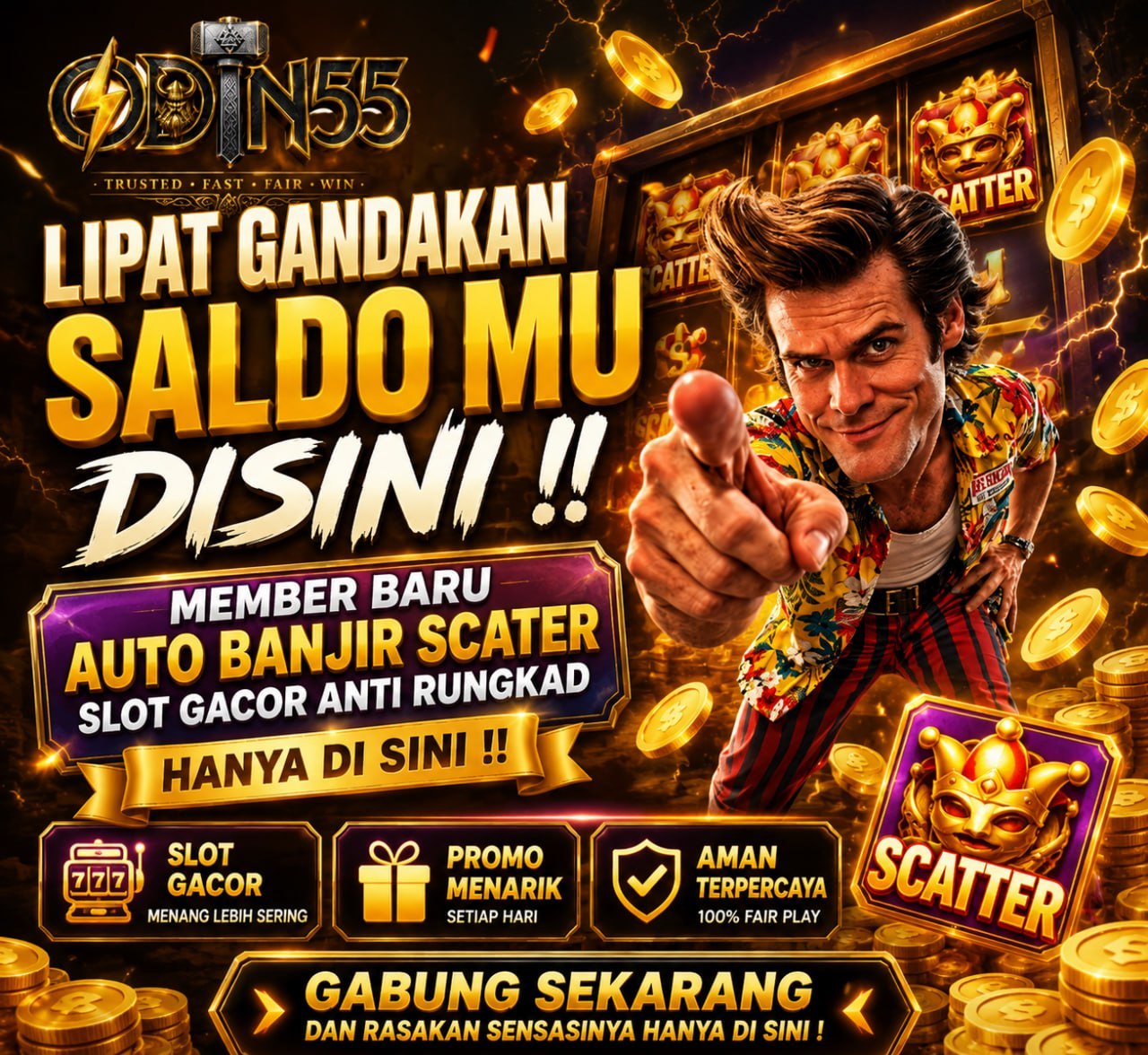 ODIN55: Menjadi Andalan Para Pencari Jackpot Dan Dijamin Gampang Menang